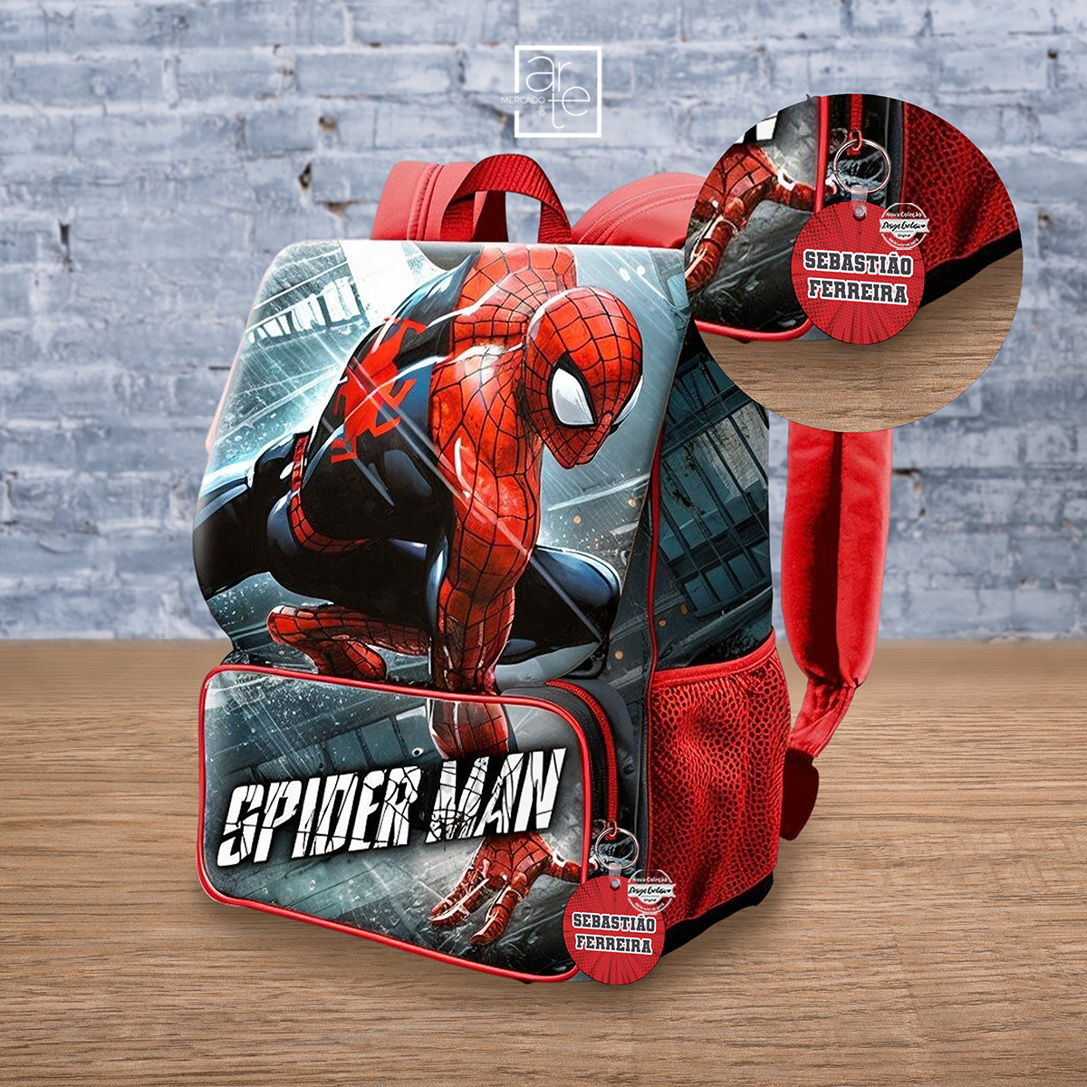 Mochila XXL Homem-aranha