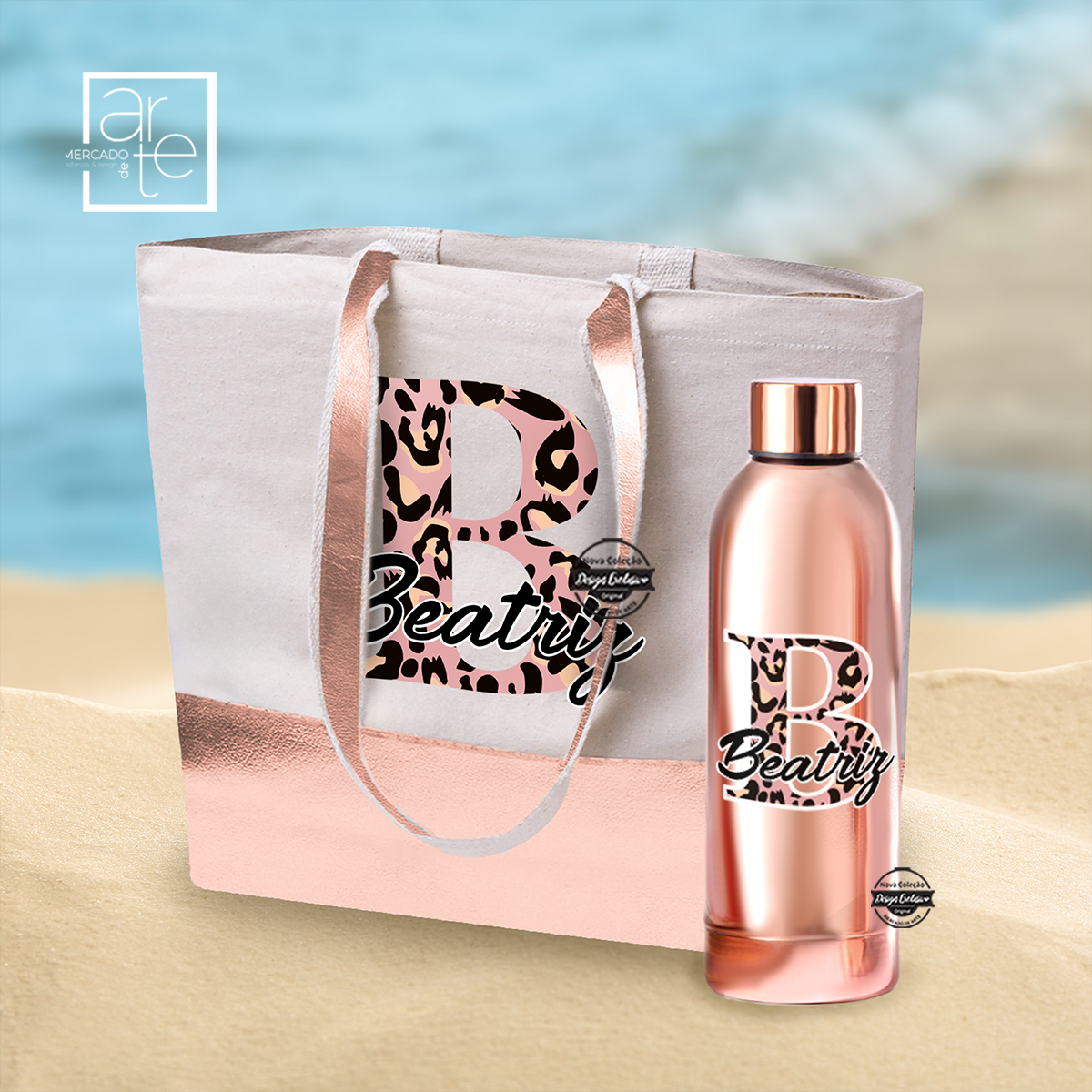 Conjunto de praia "Animal"