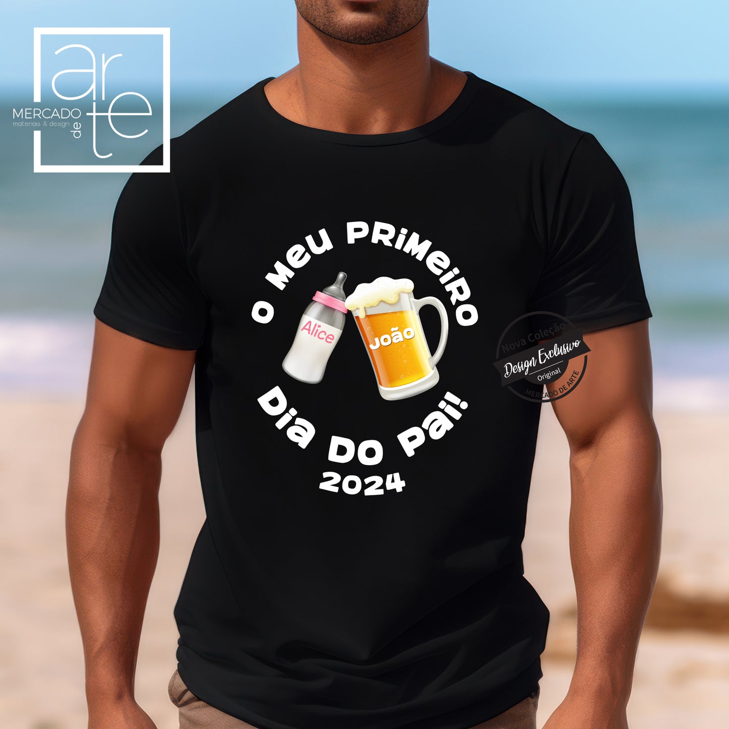 T-Shirt e/ou body " O meu primeiro dia do Pai "