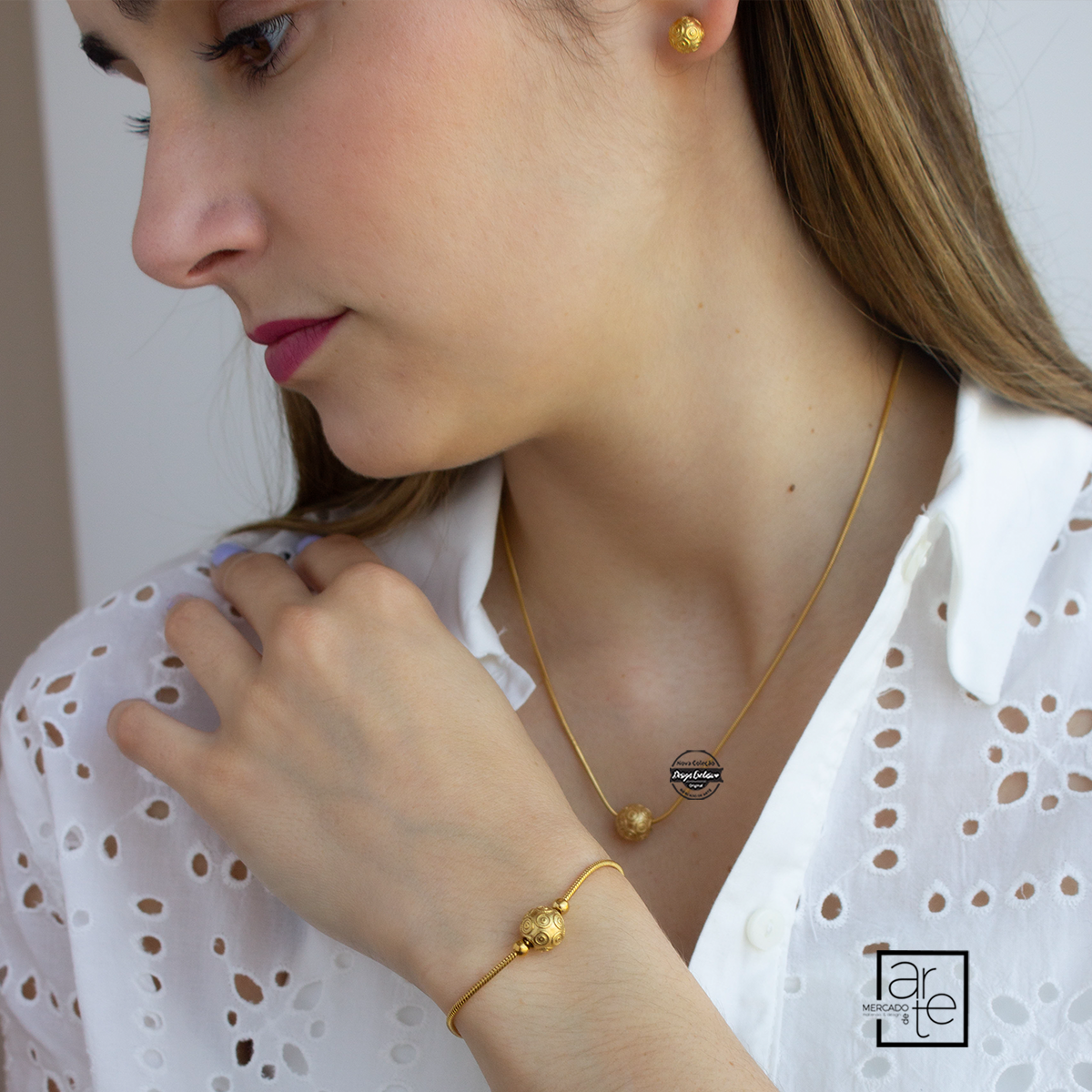 Conjunto tradição Coração de Viana Dourado