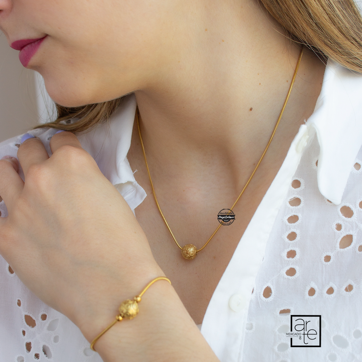 Conjunto tradição Coração de Viana Dourado