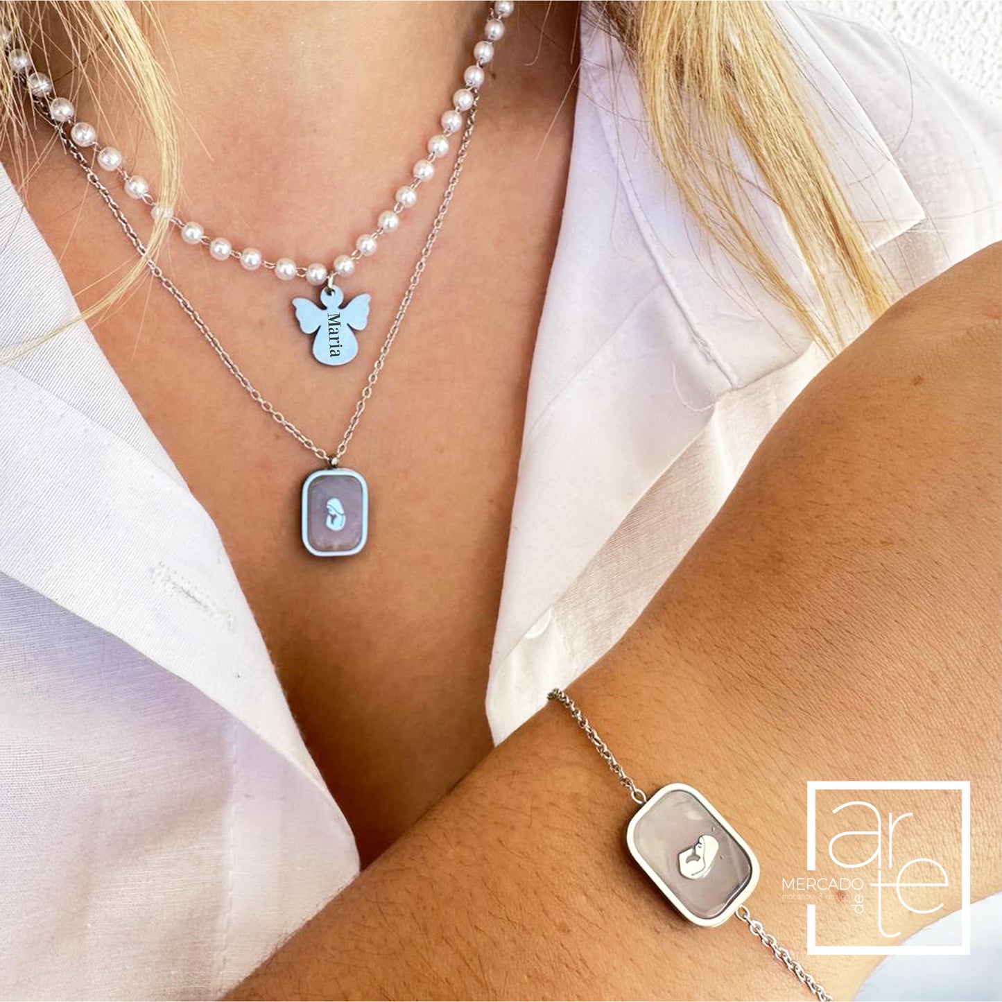 Fio e/ou pulseira " Nossa senhora "