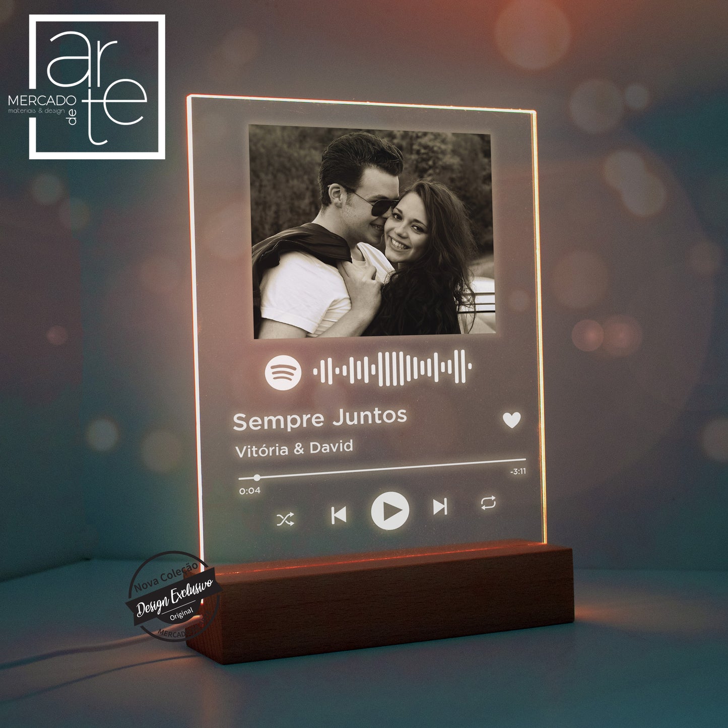 Moldura led " Spotify "