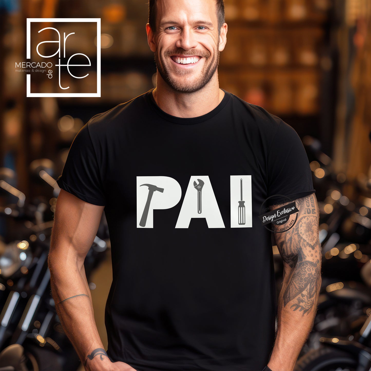 T-Shirt " PAI - ferramentas "