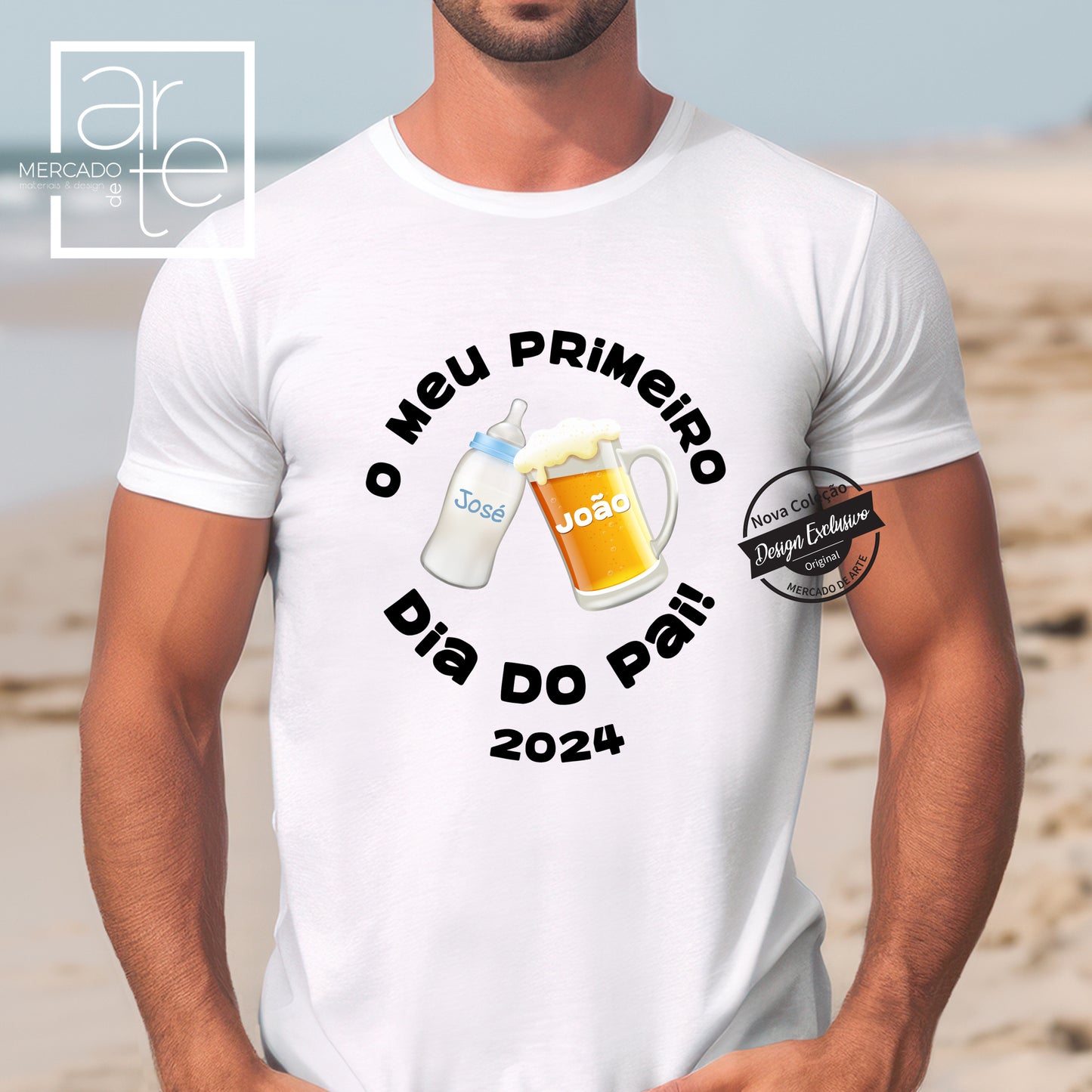 T-Shirt e/ou body " O meu primeiro dia do Pai "