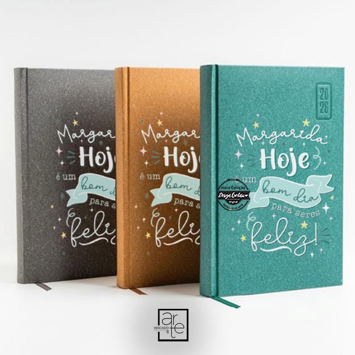 Agenda diária 2026 "Hoje é um bom dia para seres feliz"