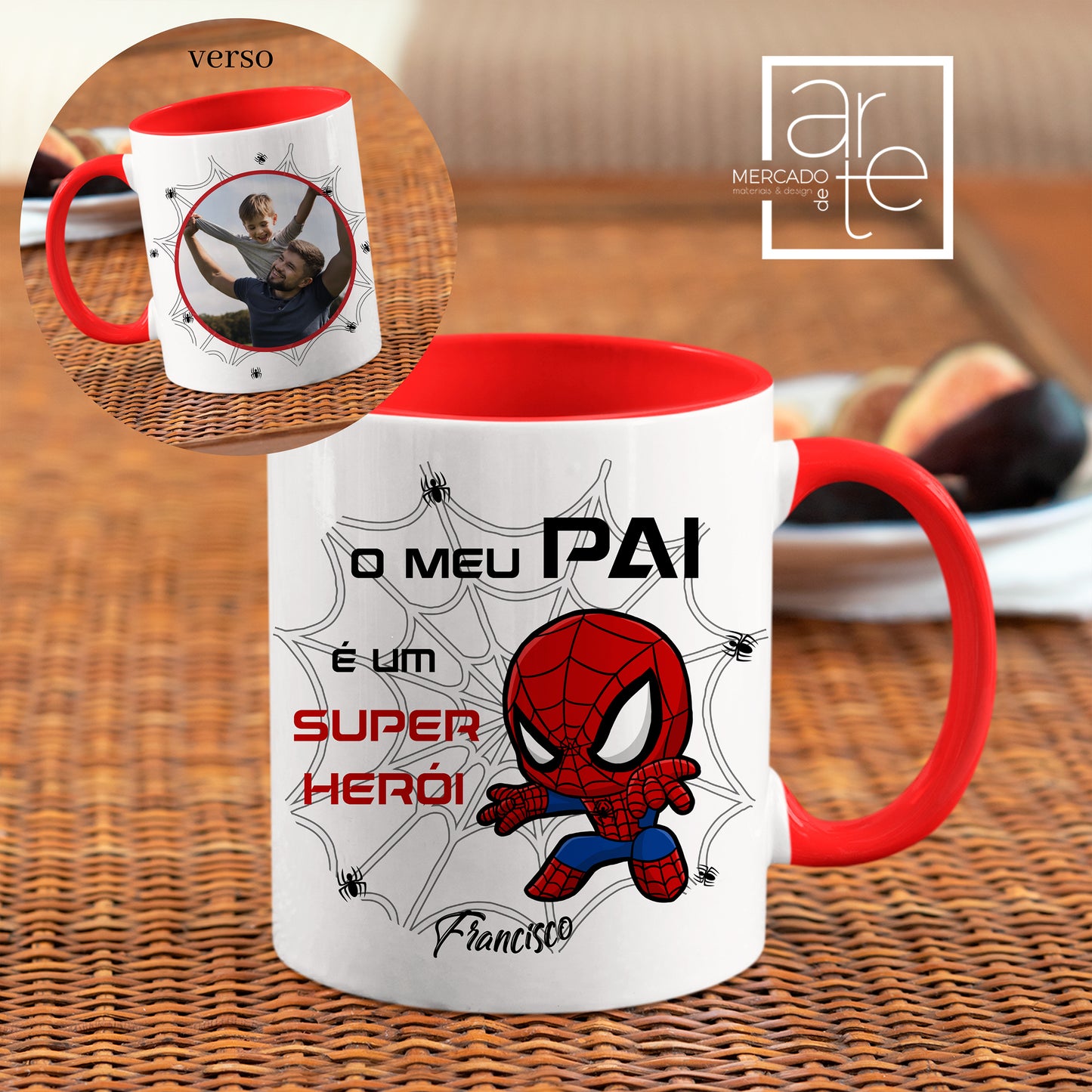 Caneca "Pai, Super herói"