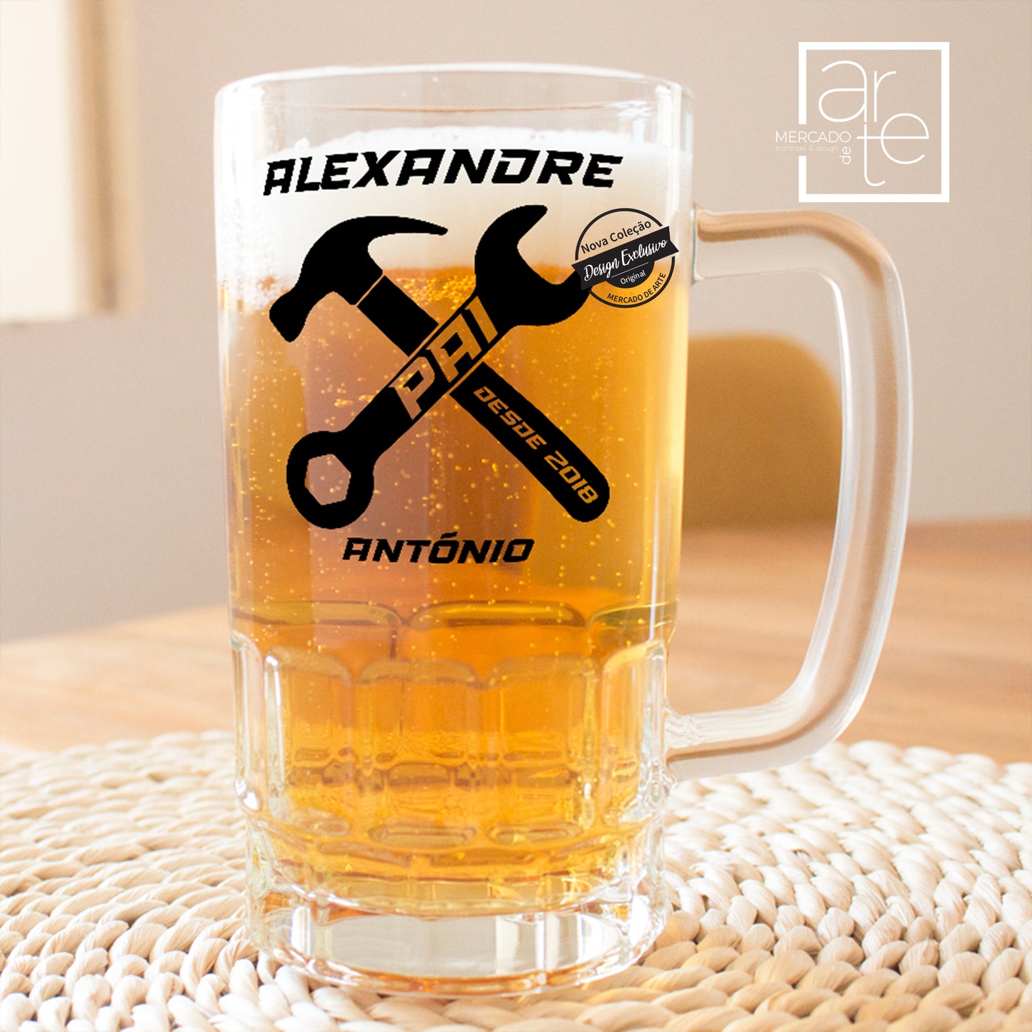 T-Shirt e / ou caneca de cerveja " Pai engenhocas "