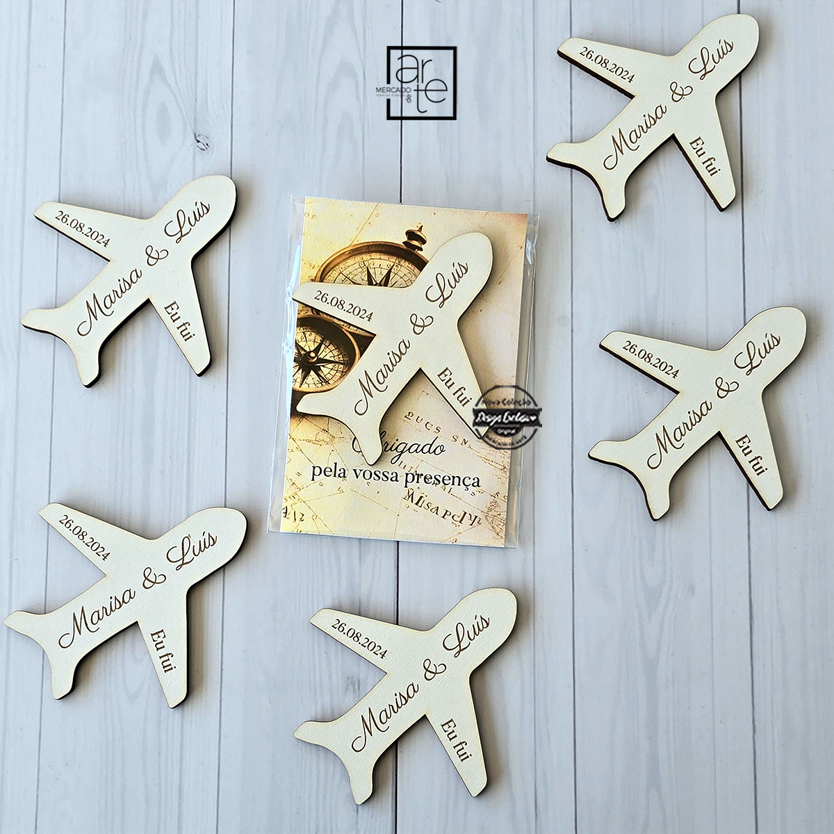 Lembrança de casamento "Aviões"