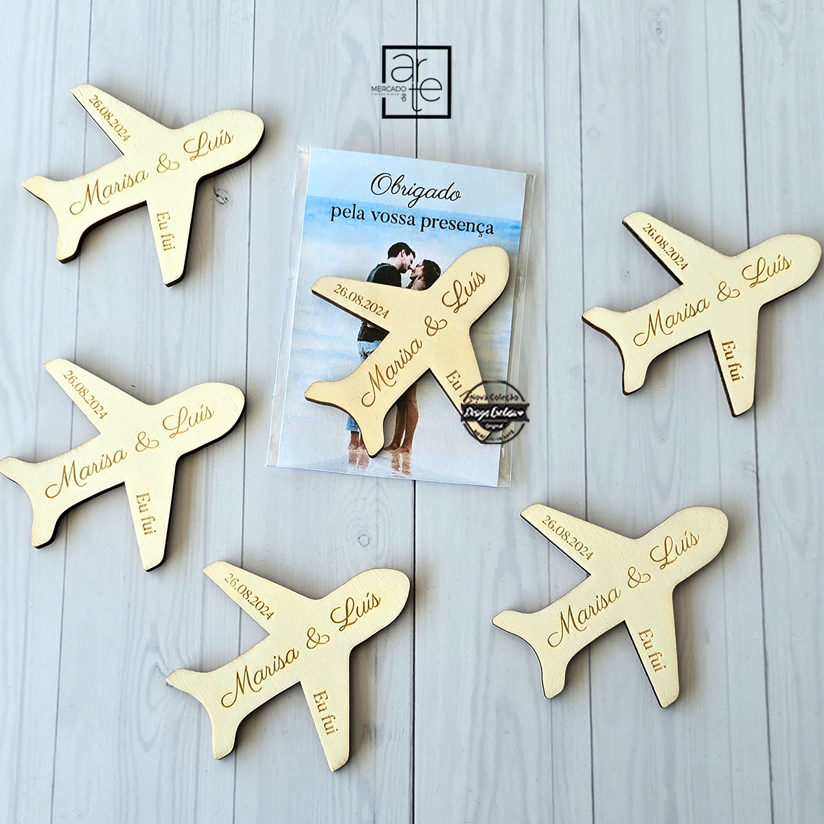 Lembrança de casamento "Aviões"