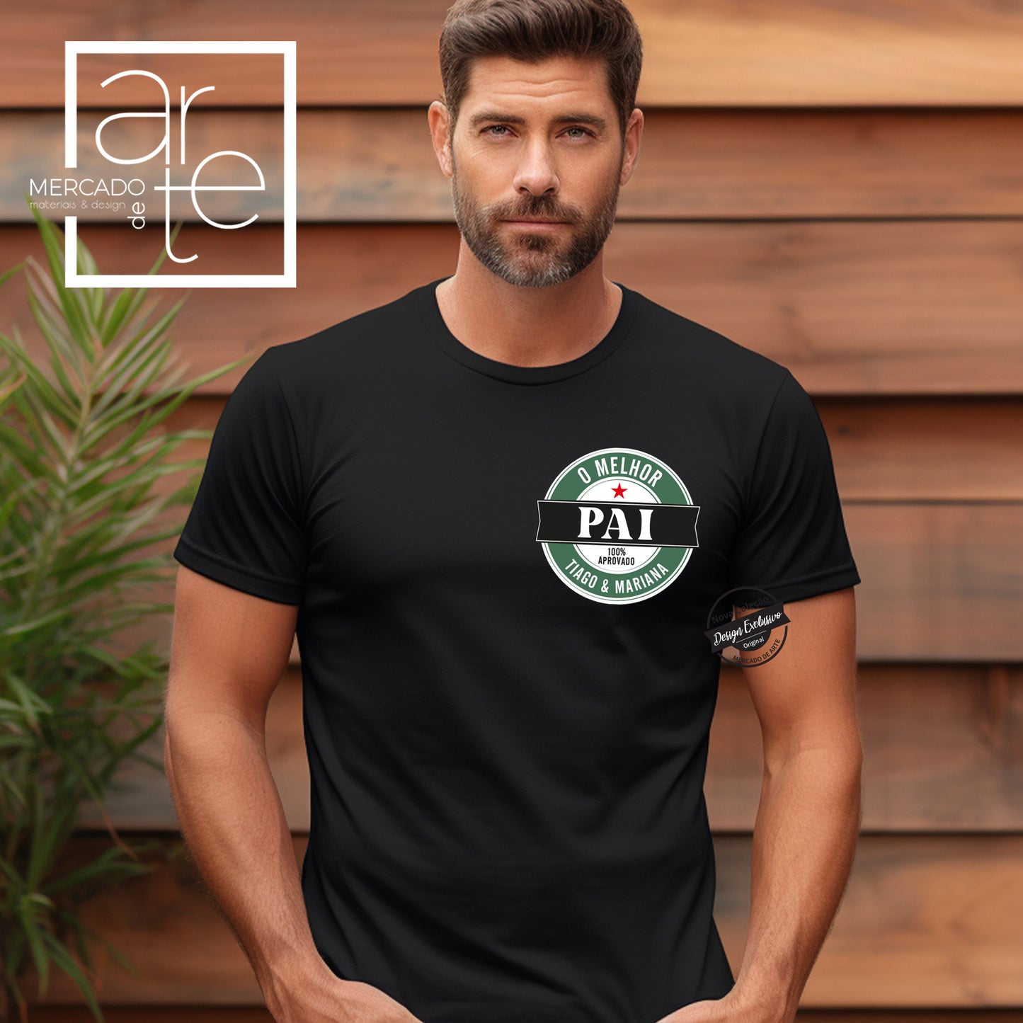 T- shirt " Melhor pai "