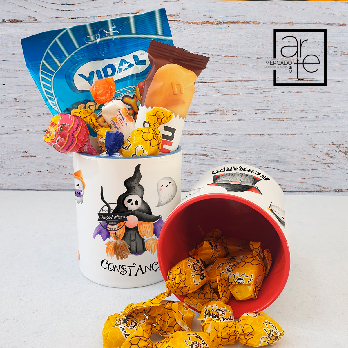 Copo nome "Halloween"