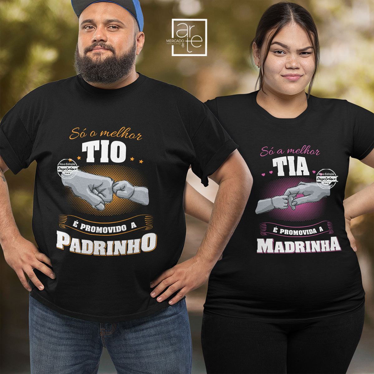 T-shirt "Só o melhor tio/tia é..."