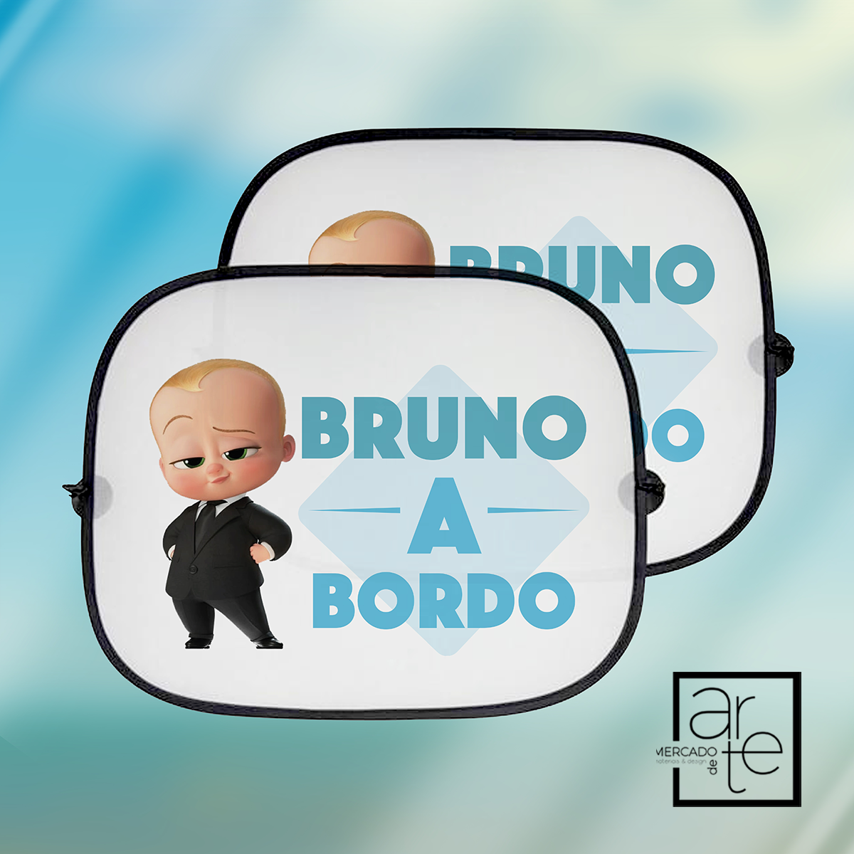 Conjunto Tapa sol "Baby boss"
