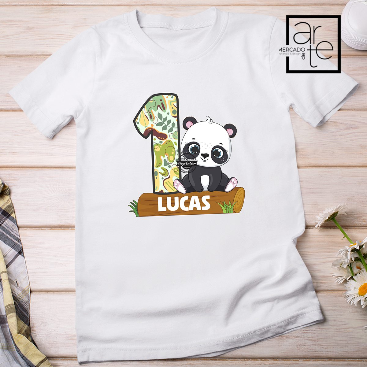 T-shirt aniversário "Animais"