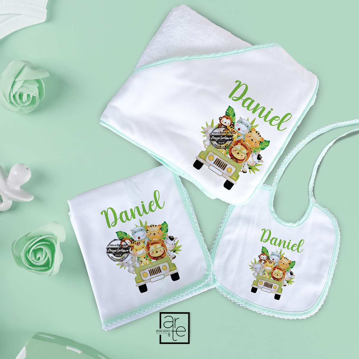 kit baby animais "Safari"