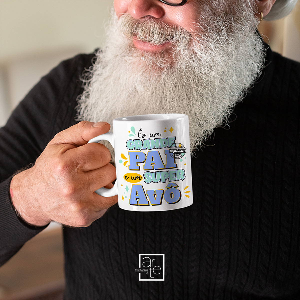 Caneca de cerâmica "És um grande pai..."