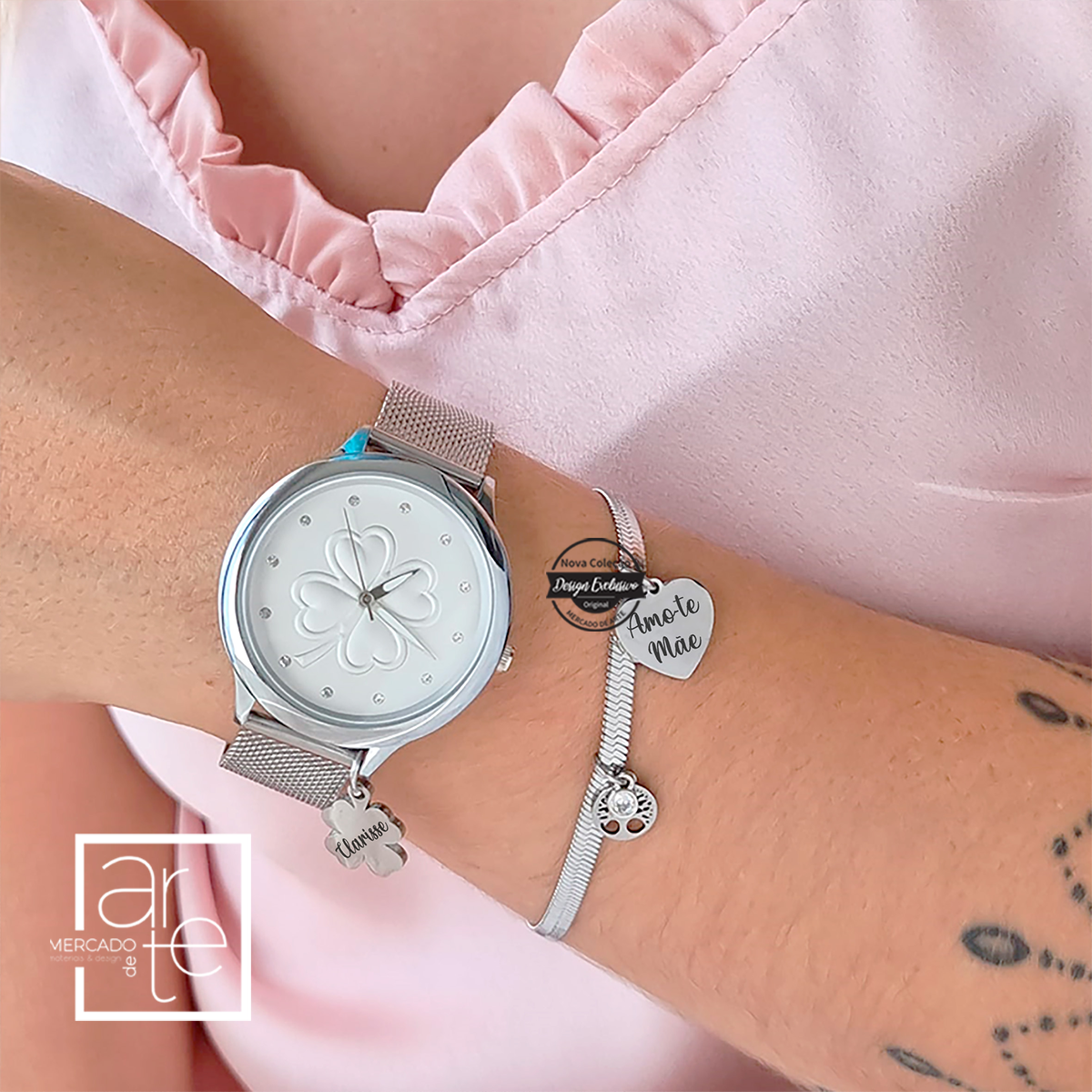 Relógio e/ou pulseria snake "Mãe "