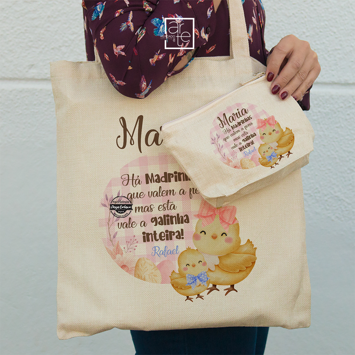 Saco e/ou bolsa "Há madrinhas que valem a pena..."