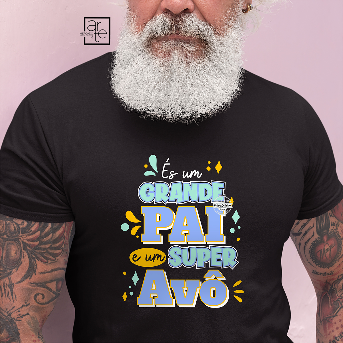 T-shirt "És um grande pai..."