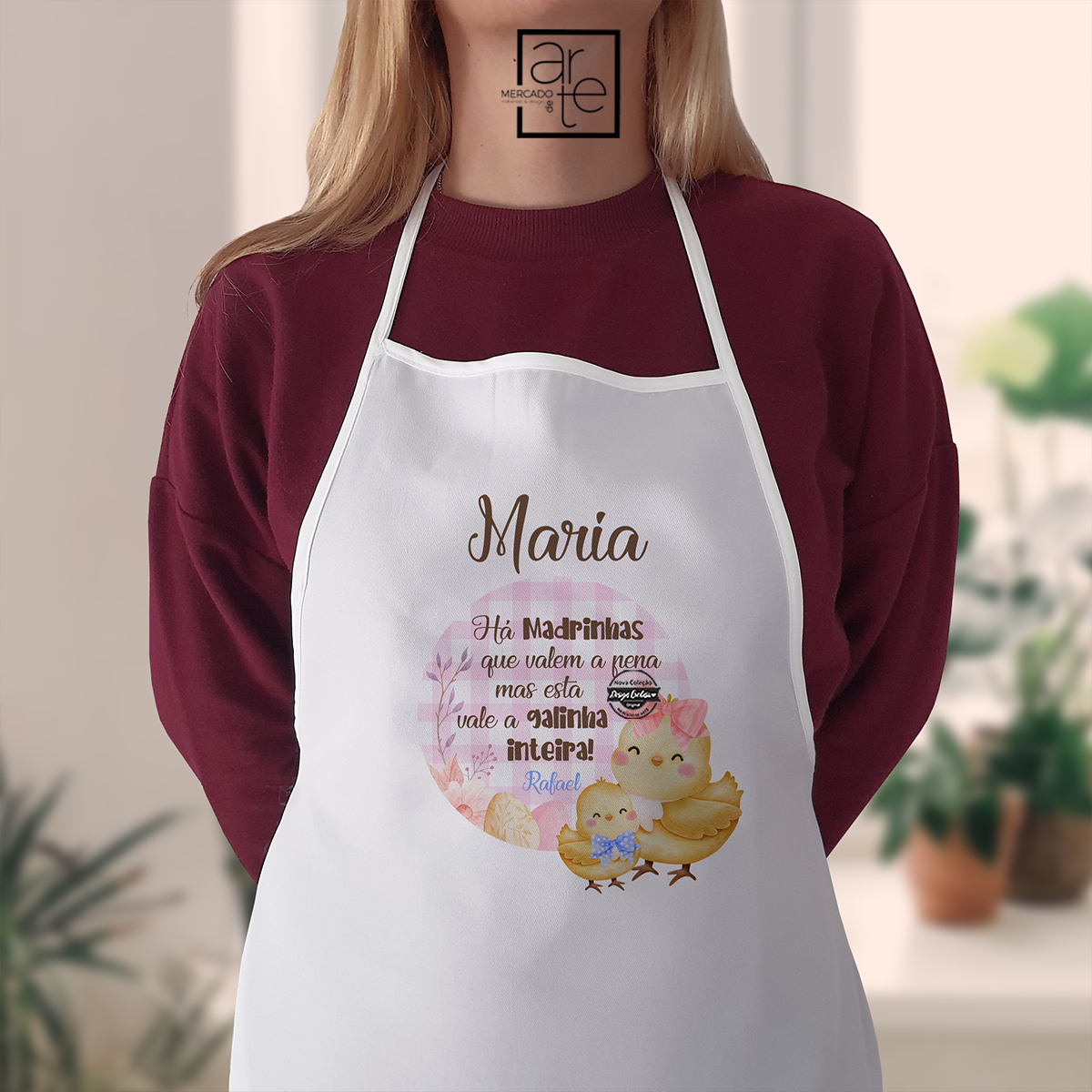 Avental "Há madrinhas que valem a pena..."