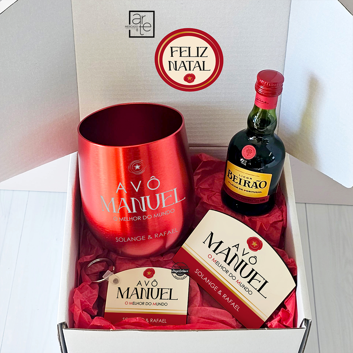 Kit beirão Natal "Avô - o melhor do mundo"