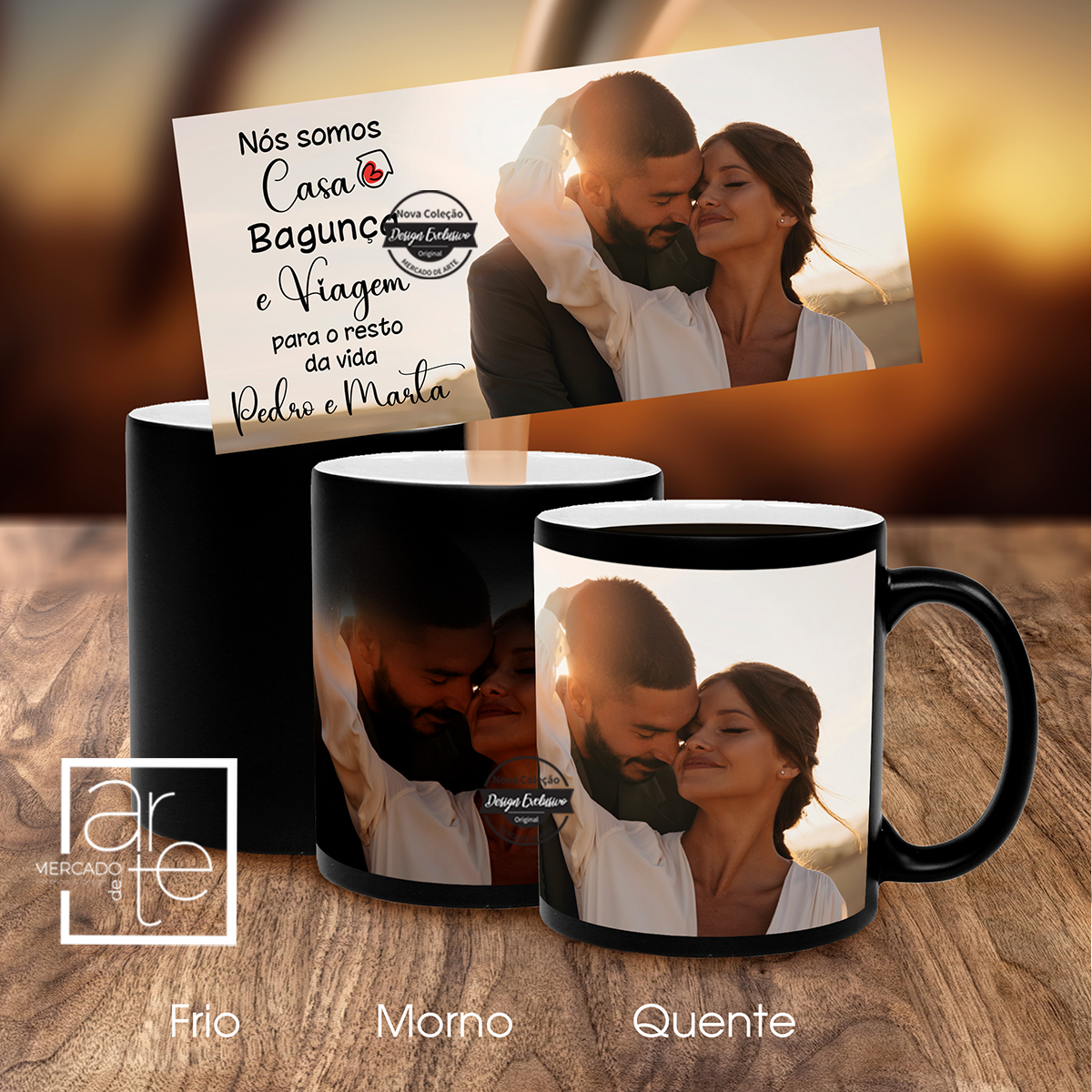 Caneca mágica "Nós somos casa..."