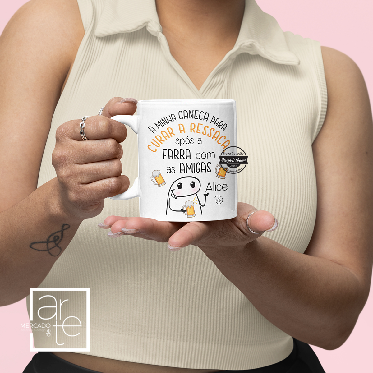 Novidade! Encontre connosco os presentes mais originais e divertidos para todas as pessoas e ocasiões! Caneca "A minha caneca para curar a ressaca, após a farra com as amigas" Personalize com a frase que desejar. REF:MA-AMI075 Material caneca de cerâmica. 330ml