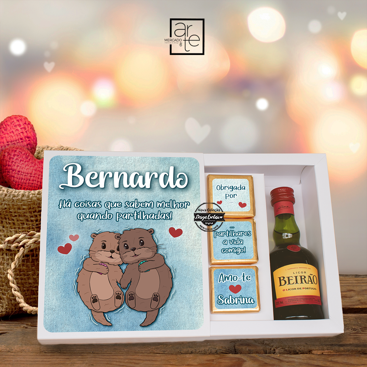 kit namorados"Lontrinhas"