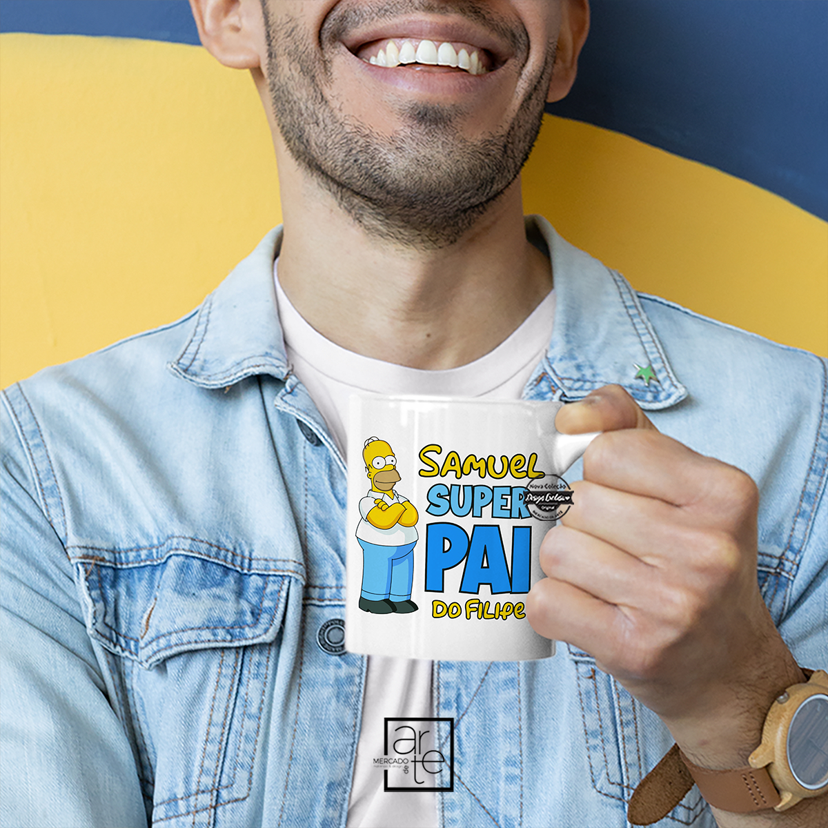 Caneca pai "Homer Simpson"