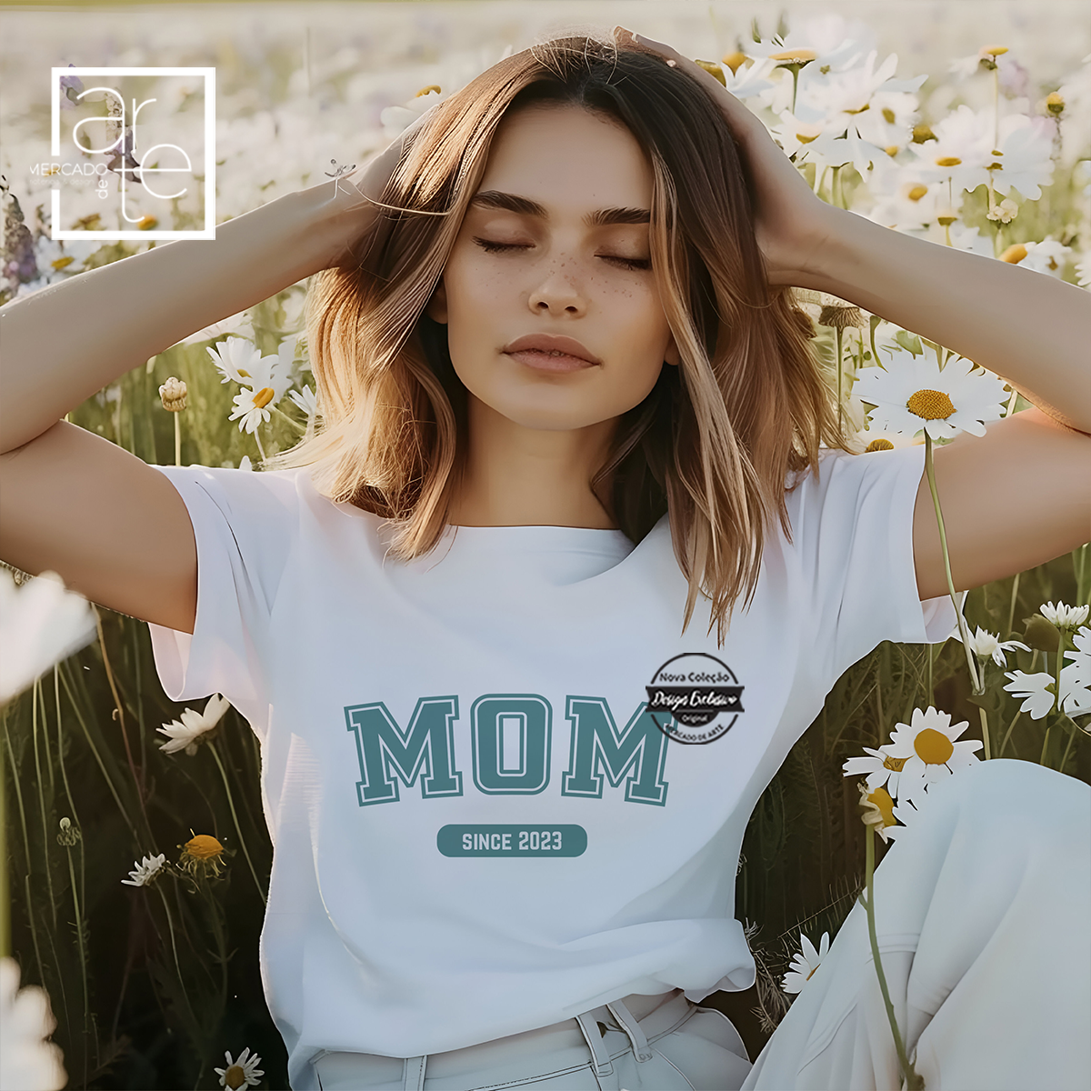 T-shirt "Mom since..."