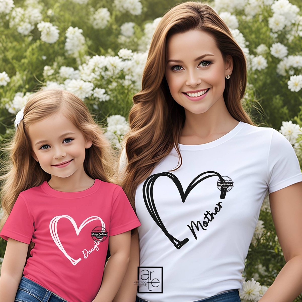 T-shirt " Mother and Son/Daugther"