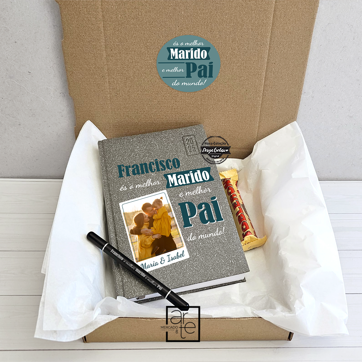 Kit agenda "Melhor marido e pai"