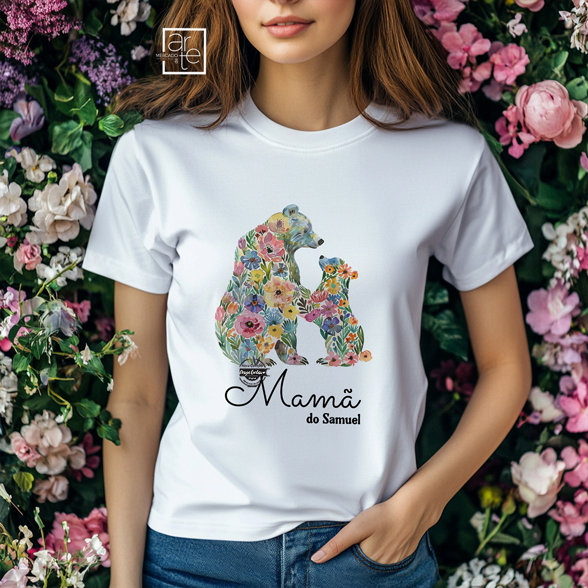 T-shirt "Mãe Urso"