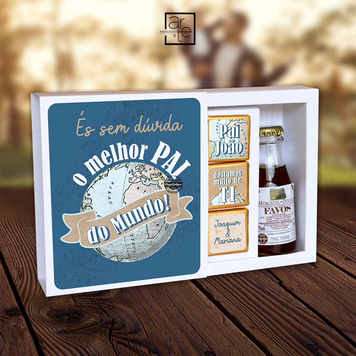 Kit favaios e napolitanas "Melhor pai do Mundo"