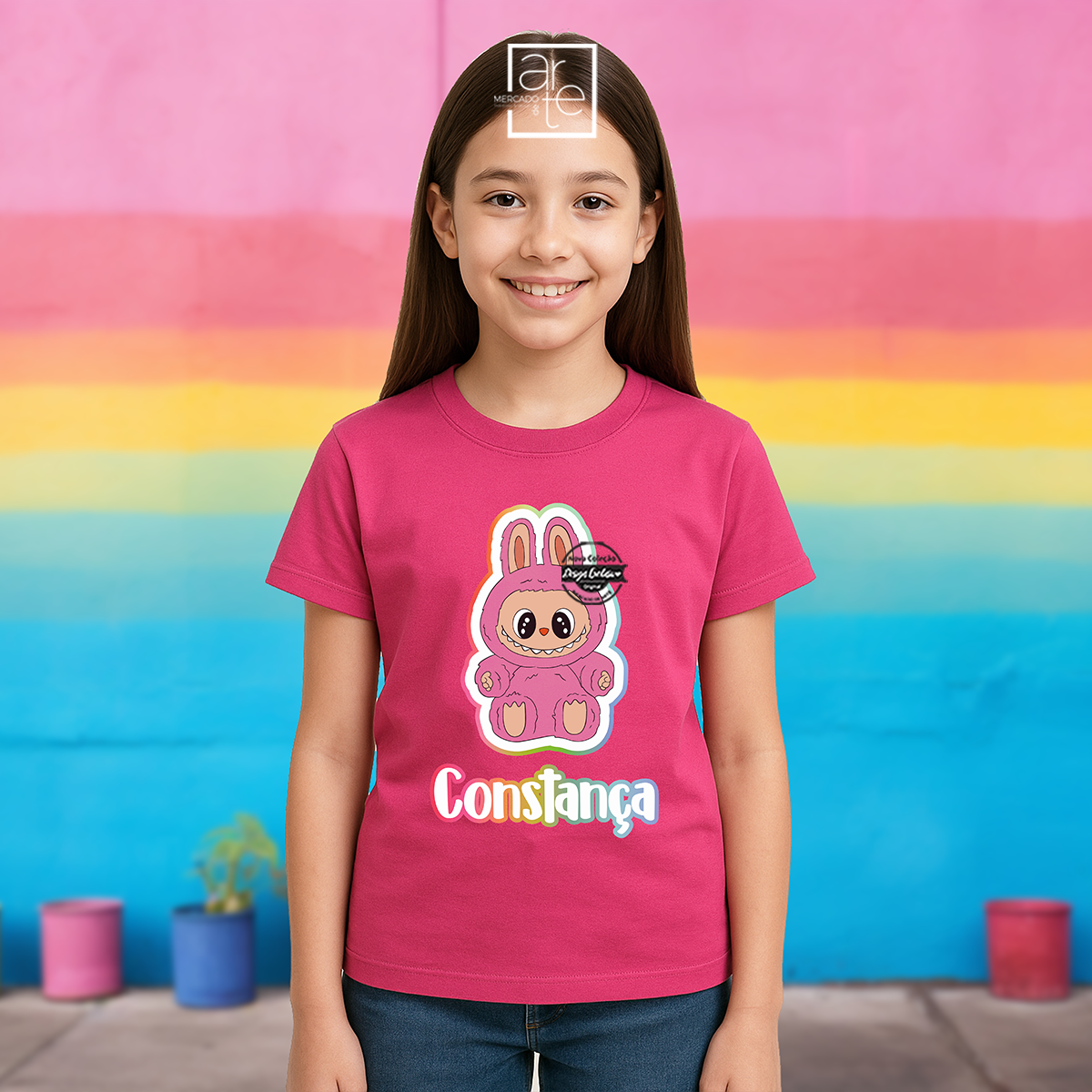 T-shirt 100% algodão "LABUBU"