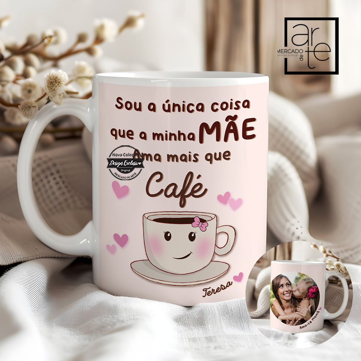 Caneca " Sou a única coisa que..."