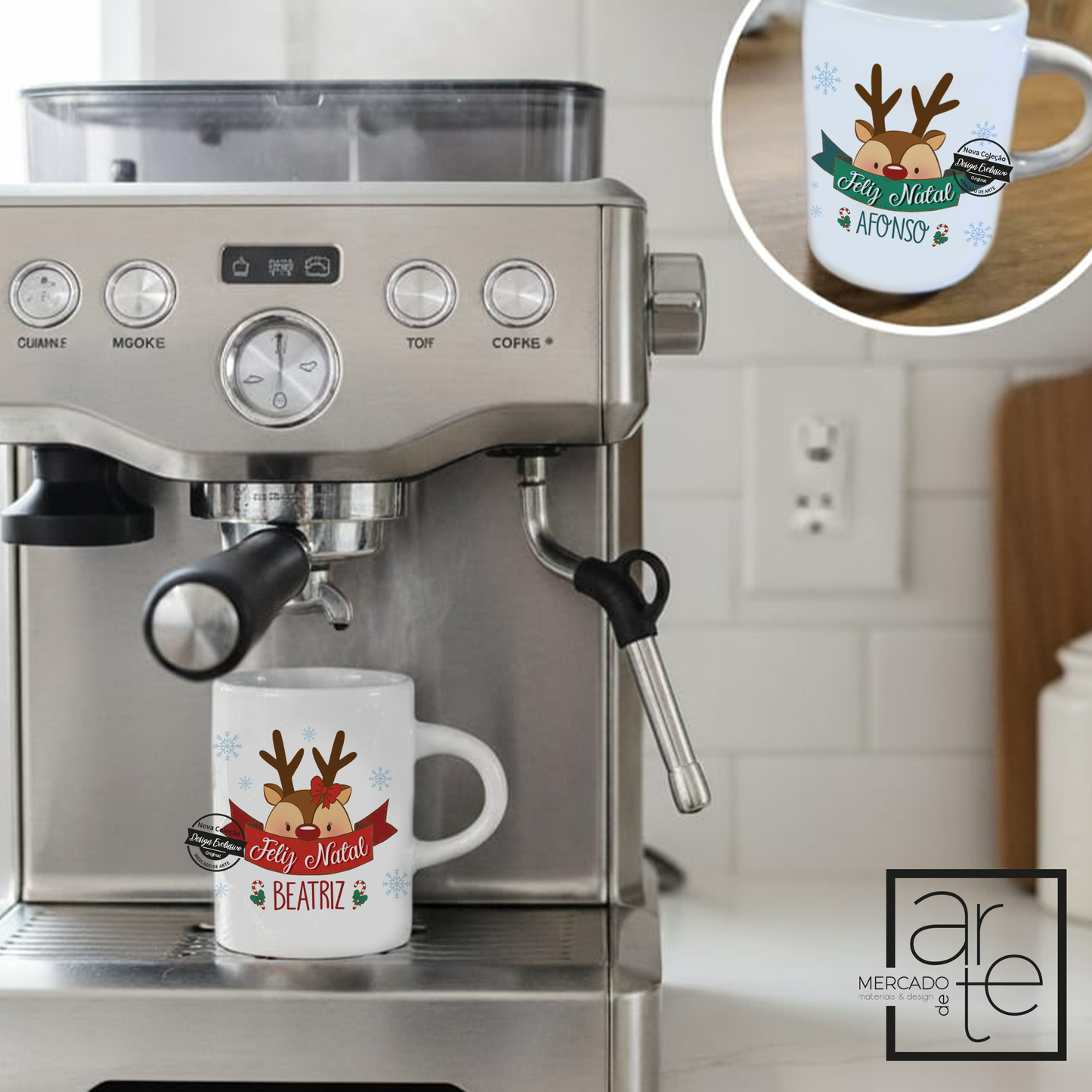 Chávena de café " Feliz Natal"