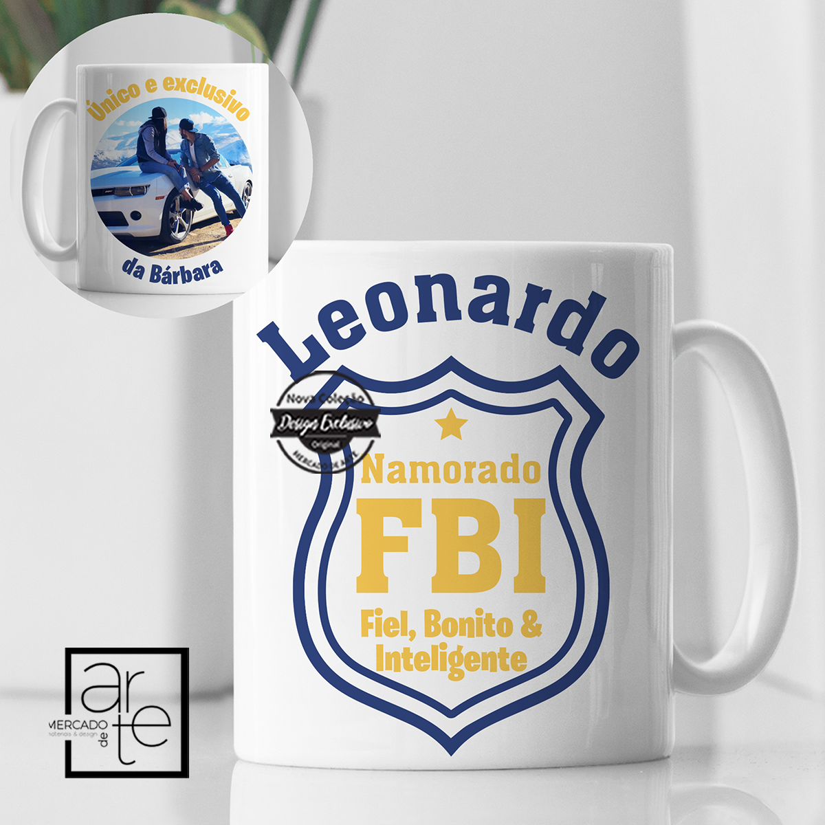 Caneca "FBI"