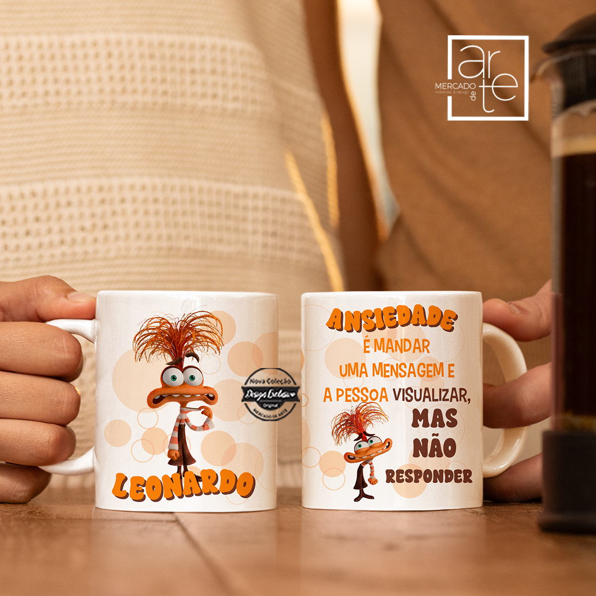 Caneca Emoções "Divertidamente"