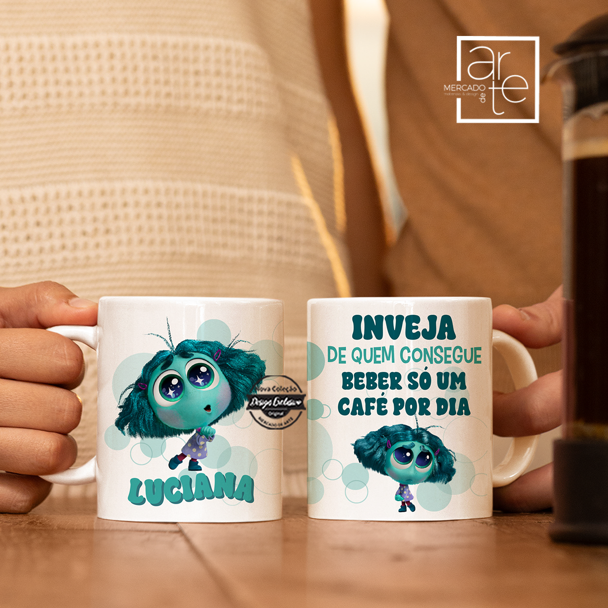 Caneca Emoções "Divertidamente"