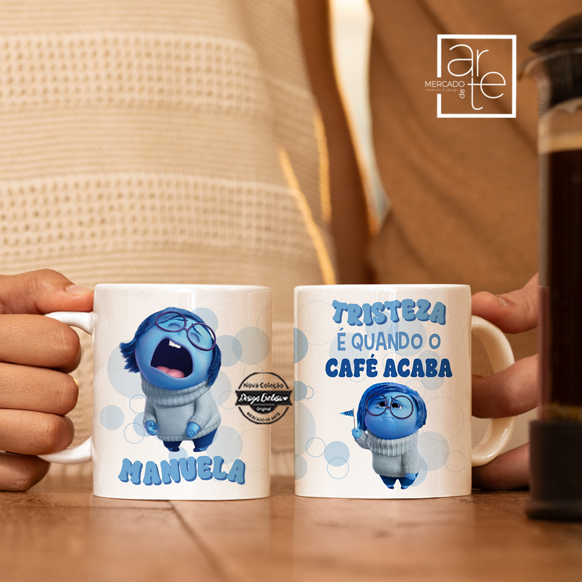 Caneca Emoções "Divertidamente"