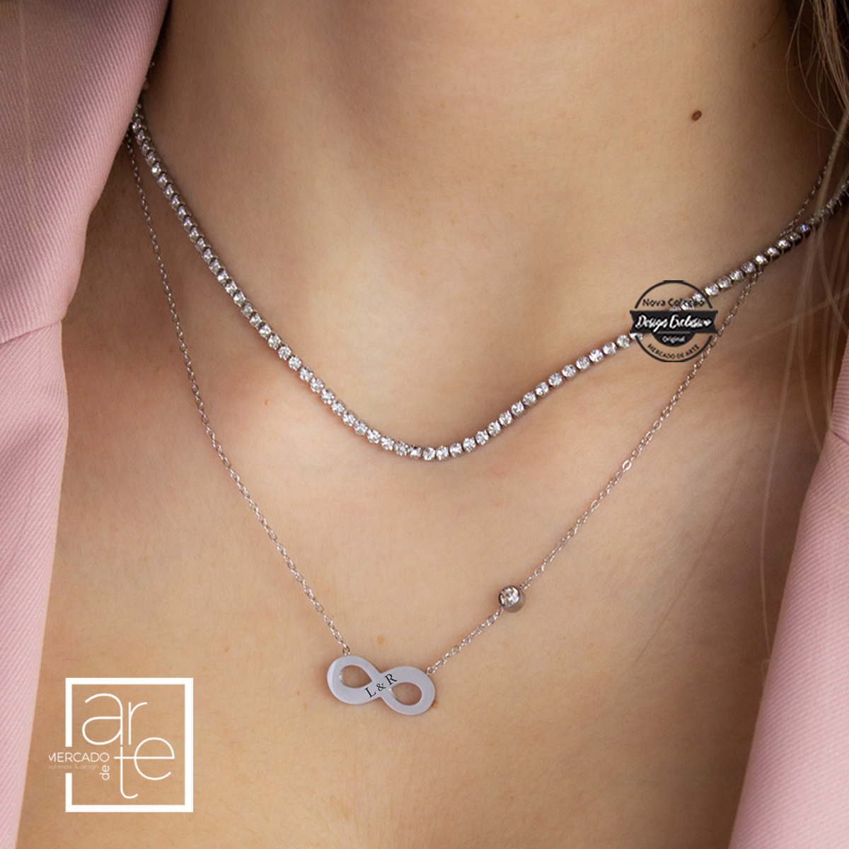 Conjunto de fios "brilhantes e Infinito "