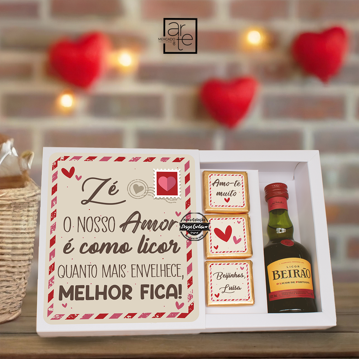 Kit namorados "Postal"