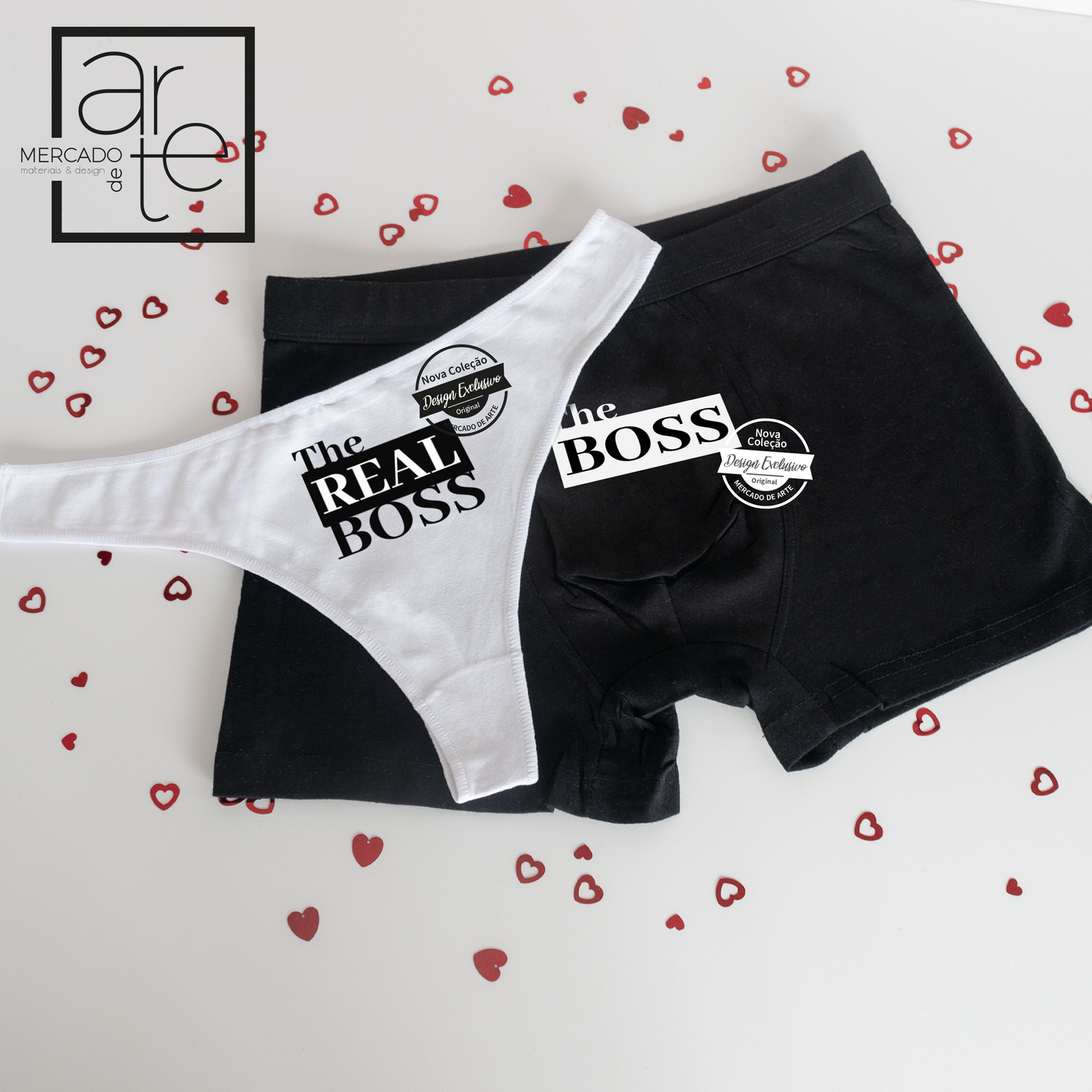 Boxers e/ou cuecas "The Boss - The Real Boss"