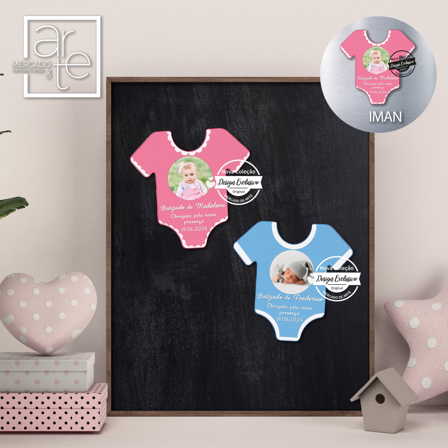 Íman body bebé "Batizado"