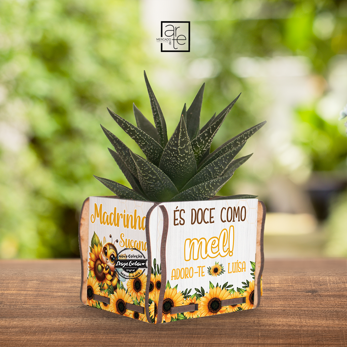 Vaso abelhinha "Madrinha"