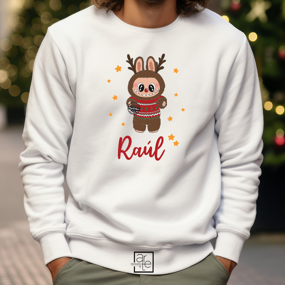 Sweat Natal "Labubu menino"