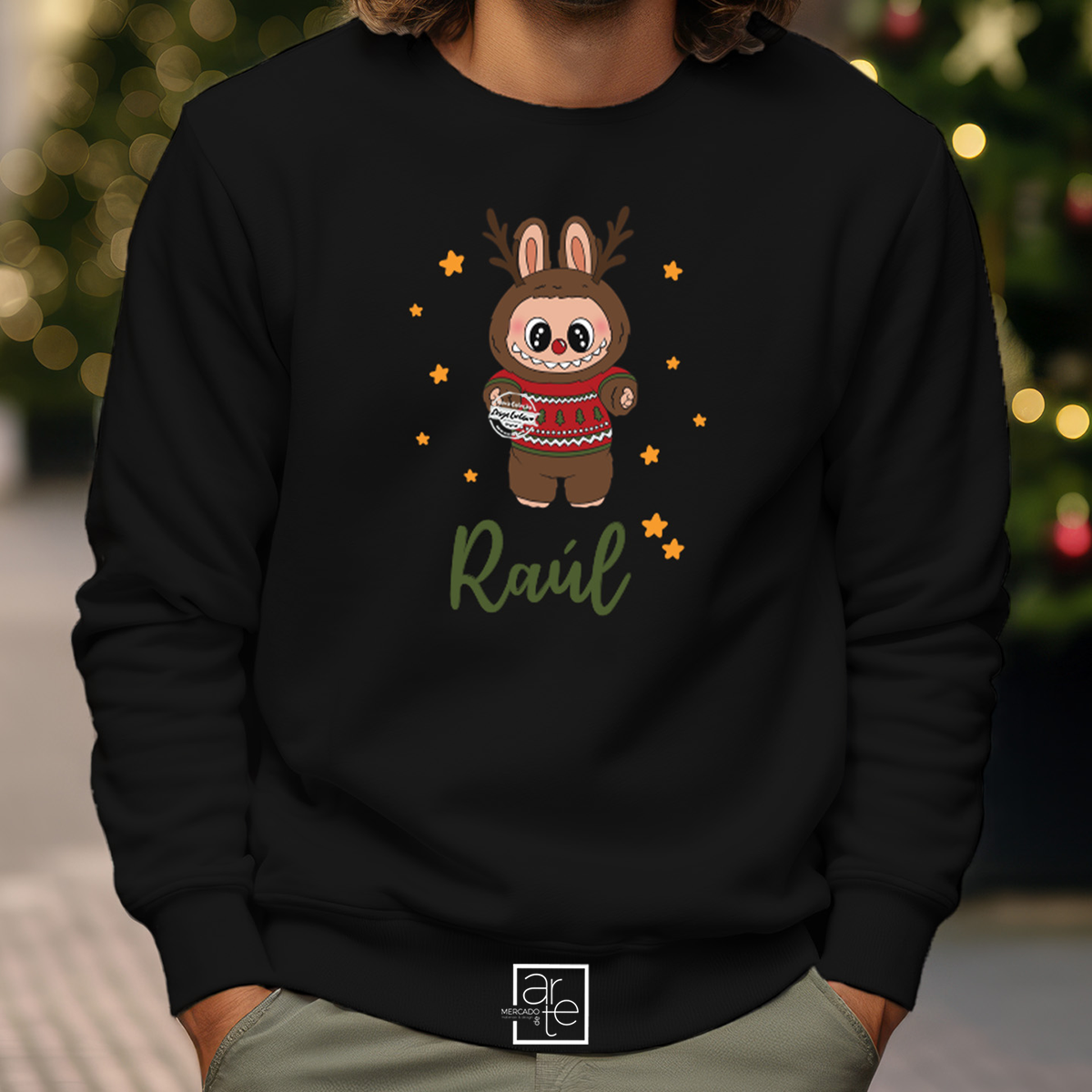Sweat Natal "Labubu menino"