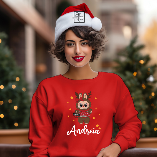 Sweat Natal "Labubu menina"
